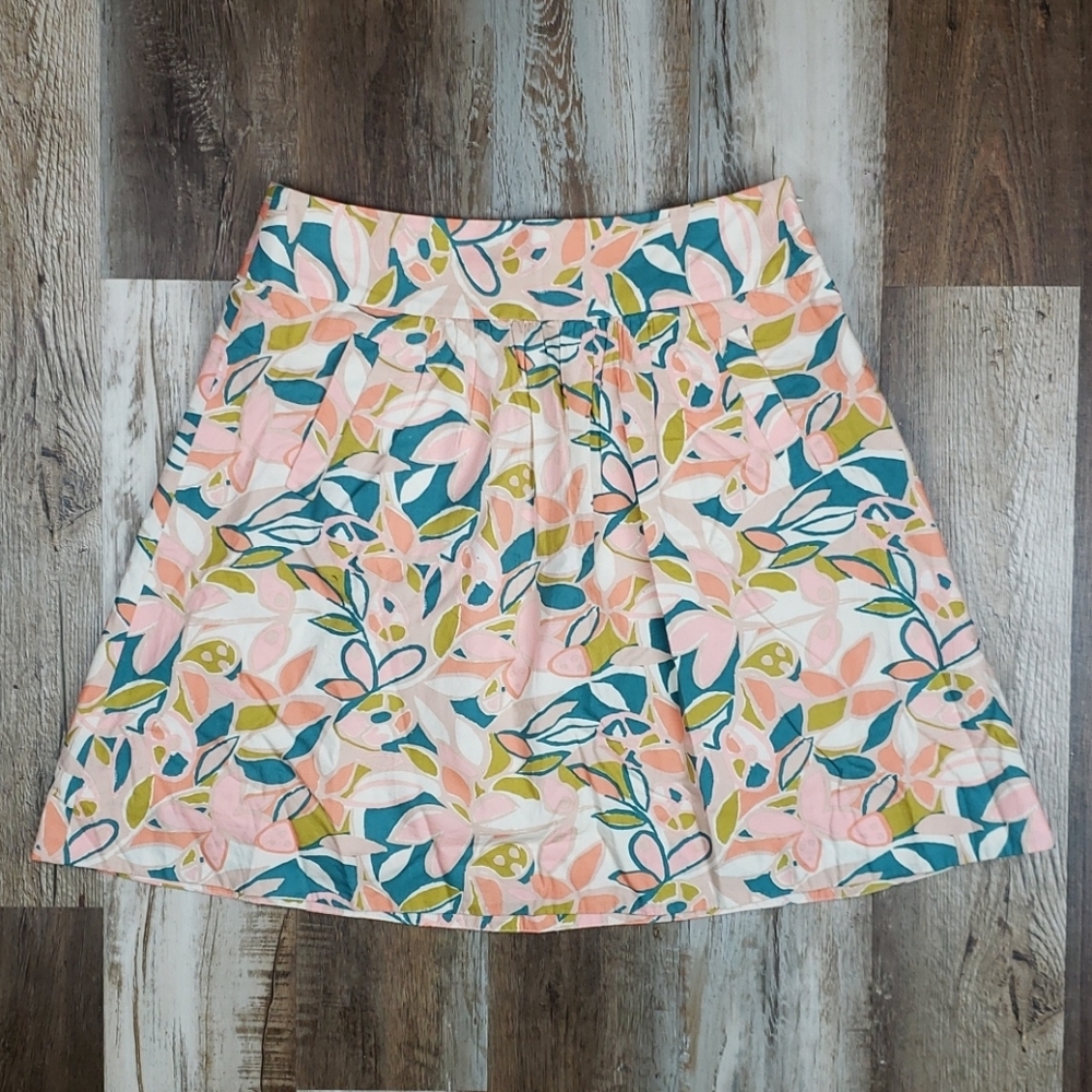 NWT J. Crew Factory A-Line Pleated Skirt Size 10